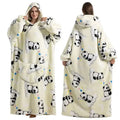 Hoodie-Decke mit Kapuze lang – Oversized Kuscheldecke – Produktansicht 1