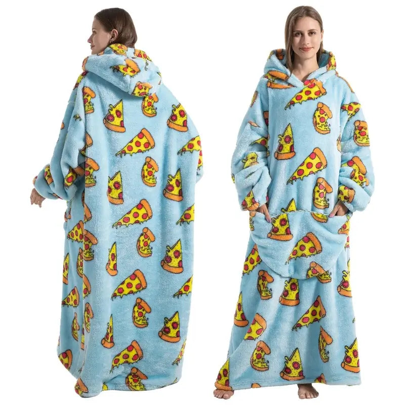 Hoodie-Decke mit Kapuze lang – Oversized Kuscheldecke – Produktansicht 7