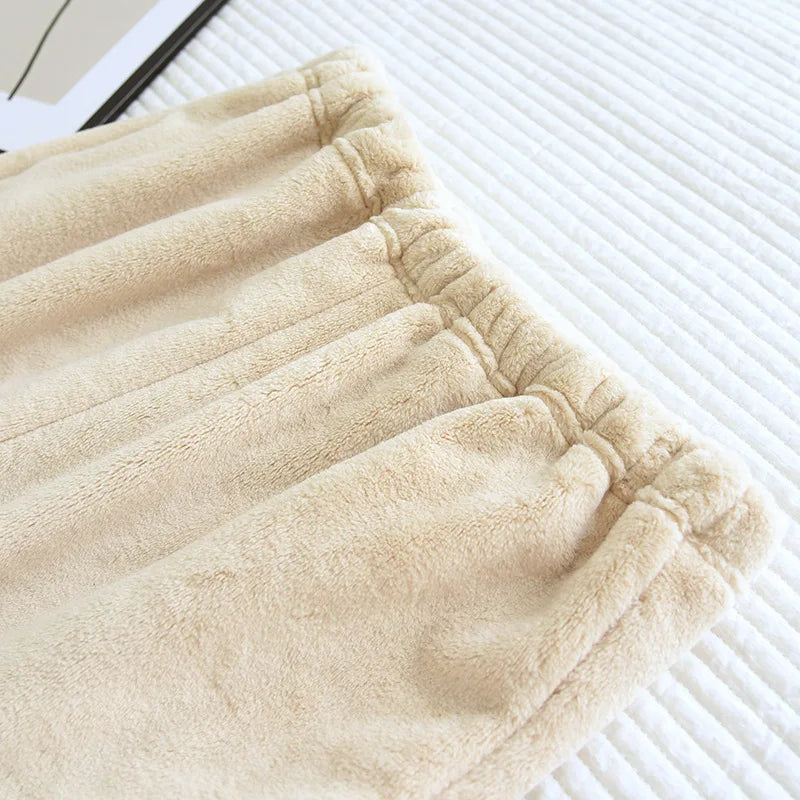 Paar Flanell Schlafanzug mit Kapuze – warmer Pyjama Winter – Produktansicht 24