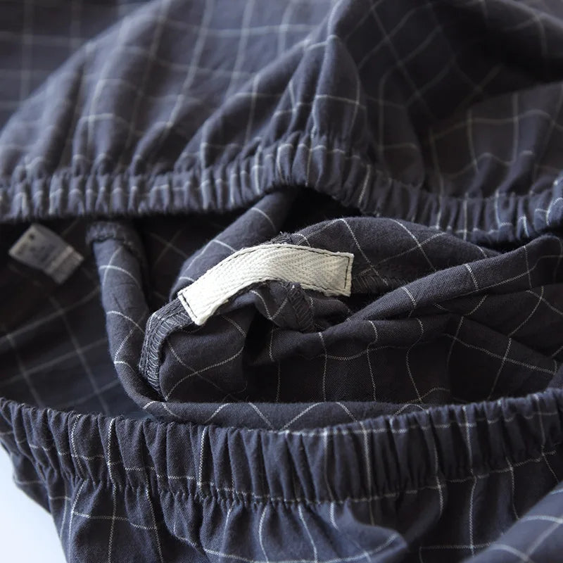 Paar Schlafanzug kurz kariert – Pyjama Partnerlook Sommer – Produktansicht 34