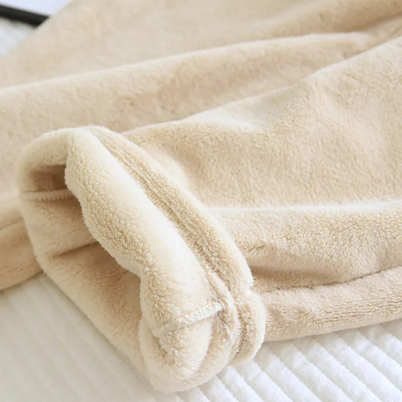Paar Flanell Schlafanzug mit Kapuze – warmer Pyjama Winter – Produktansicht 28