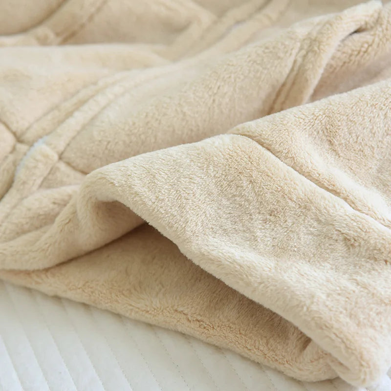 Paar Flanell Schlafanzug mit Kapuze – warmer Pyjama Winter – Produktansicht 21
