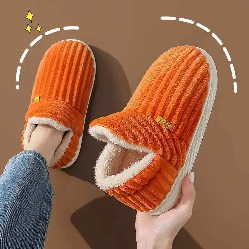 Damen Hausschuhe Plüsch Larissa – kuschelige Pantoffeln – Produktansicht 4