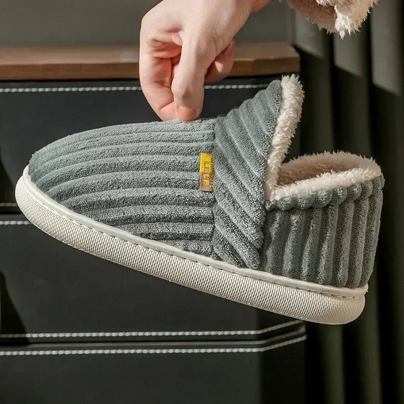 Damen Hausschuhe Plüsch Larissa – kuschelige Pantoffeln – Produktansicht 8