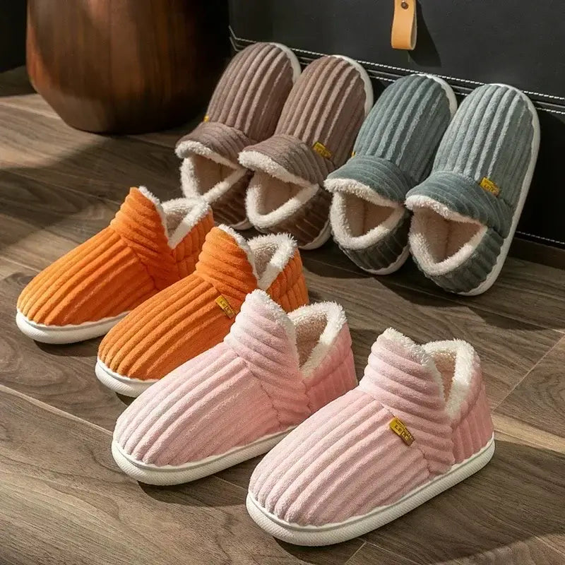 Damen Hausschuhe Plüsch Larissa – kuschelige Pantoffeln – Produktansicht 9