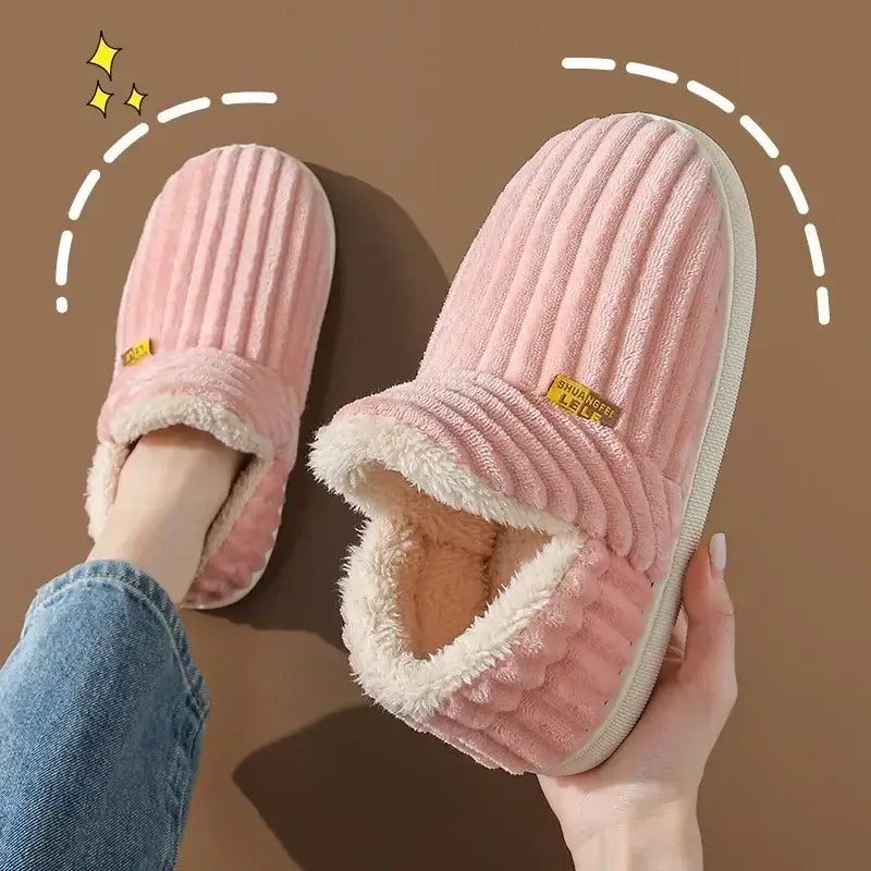 Damen Hausschuhe Plüsch Larissa – kuschelige Pantoffeln – Produktansicht 10