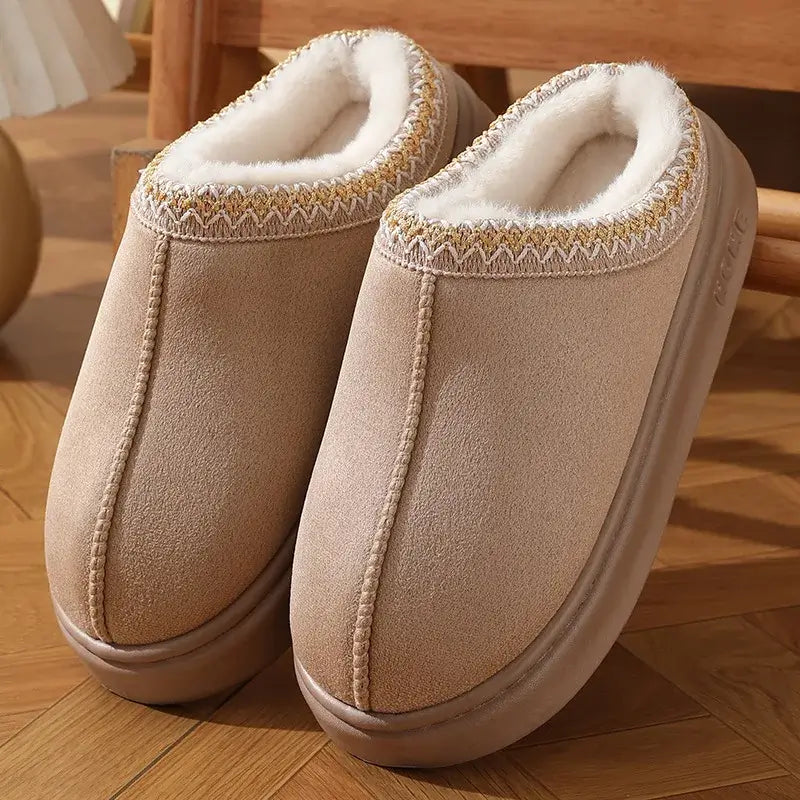 Damen Hausschuhe Plüsch Laura – kuschelige Pantoffeln – Produktansicht 2