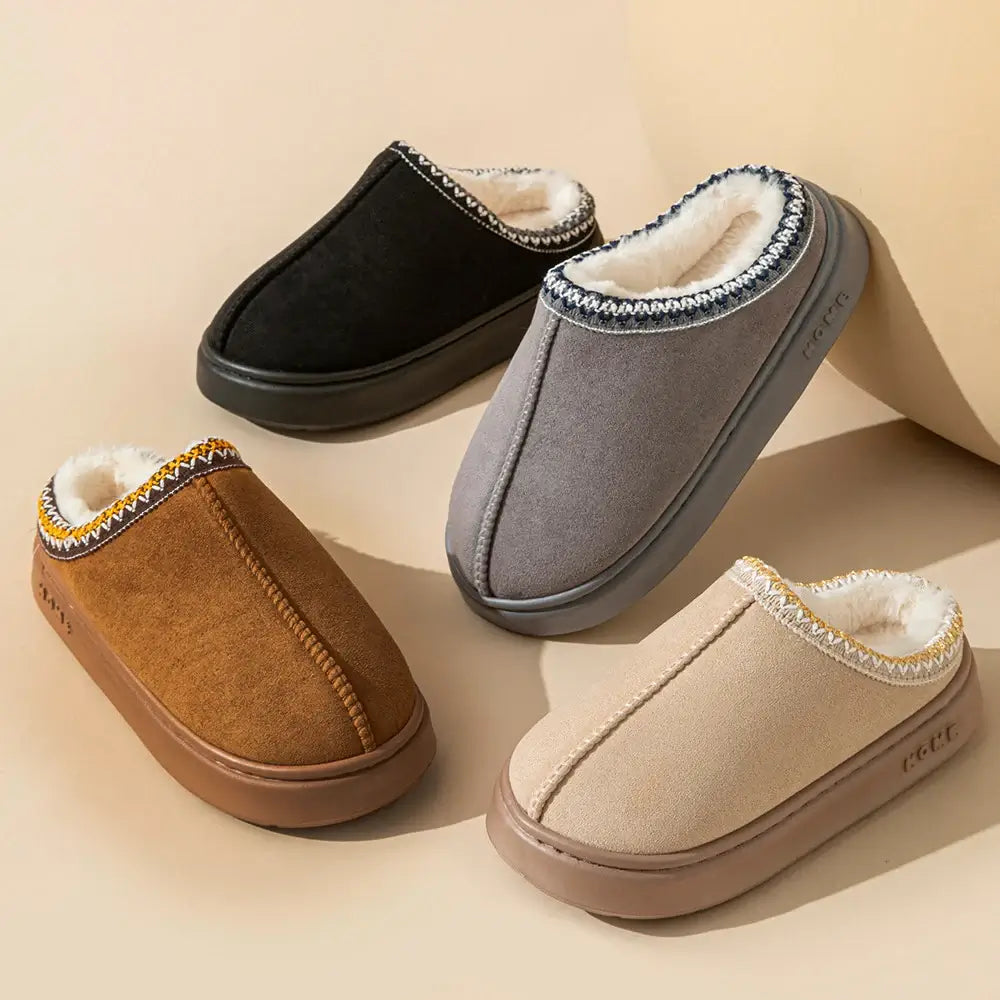 Damen Hausschuhe Plüsch Laura – kuschelige Pantoffeln – Produktansicht 5