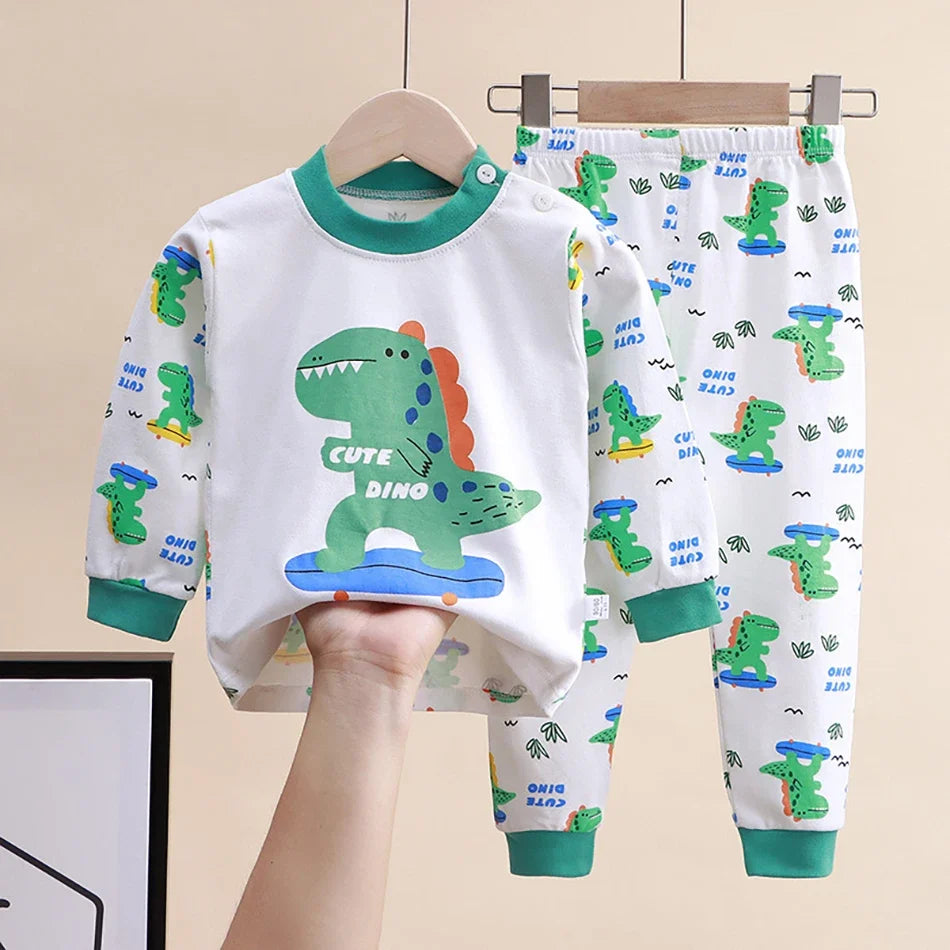 Kinder Schlafanzug Einhorn Tiermotiv – Pyjama Set – Produktansicht 2
