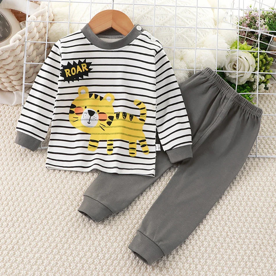 Kinder Schlafanzug Einhorn Tiermotiv – Pyjama Set – Produktansicht 4