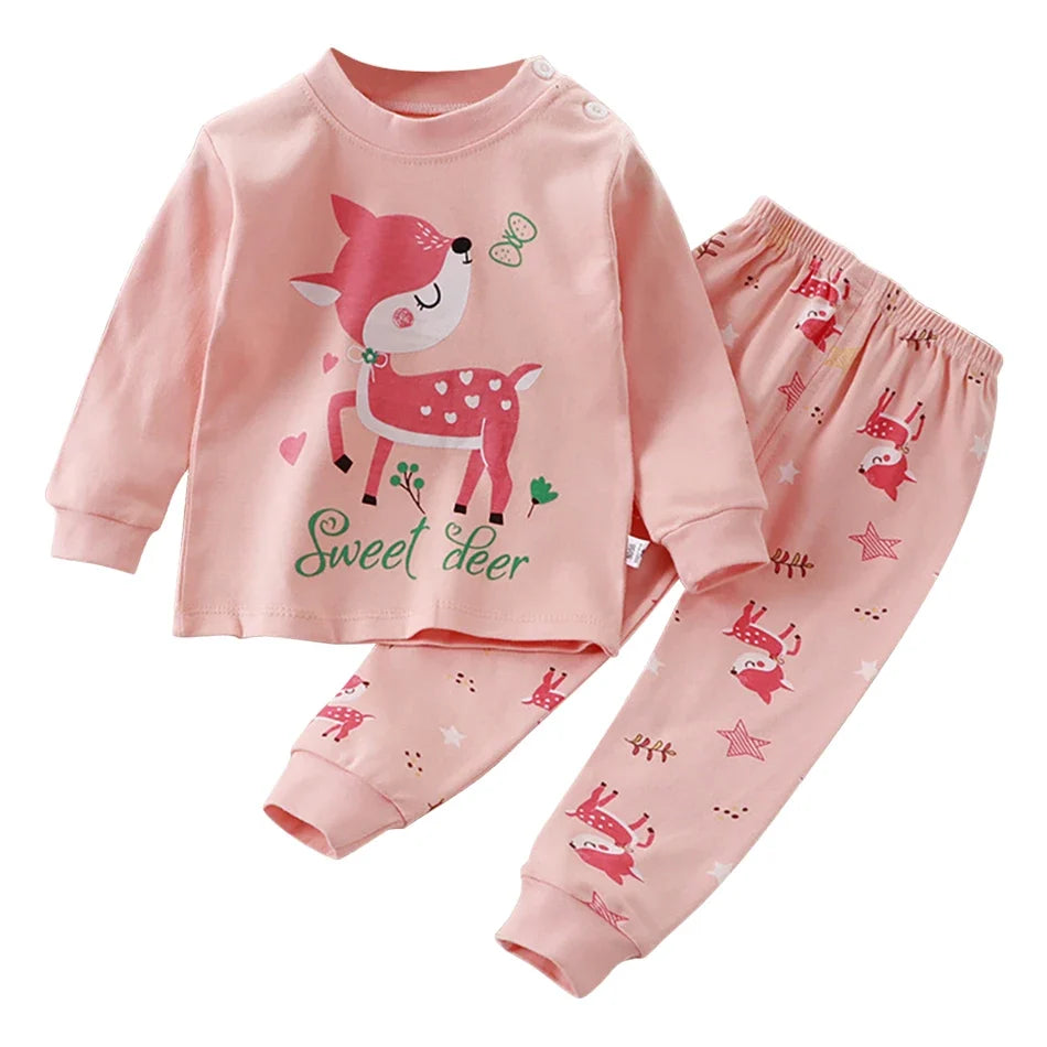 Kinder Schlafanzug Einhorn Tiermotiv – Pyjama Set – Produktansicht 21