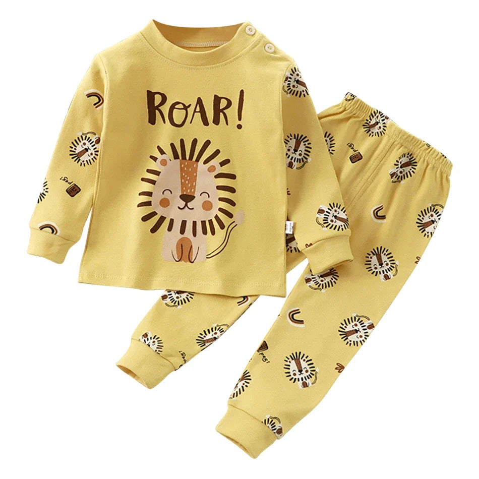 Kinder Schlafanzug Einhorn Tiermotiv – Pyjama Set – Produktansicht 25