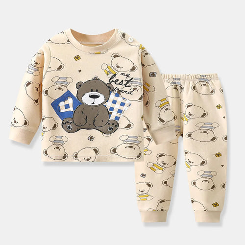 Baby Schlafanzug Baumwolle – Pyjama Set für Babys – Produktansicht 1