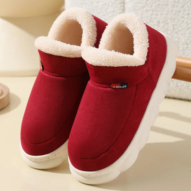 Winter Hausschuhe Damen Plüsch – warme Pantoffeln Bruna – Produktansicht 11