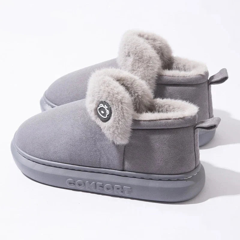 Unisex Hausschuhe Plüsch – Pantoffeln mit EVA-Sohle – Produktansicht 2