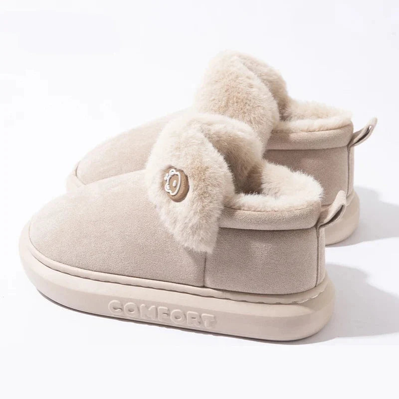 Unisex Hausschuhe Plüsch – Pantoffeln mit EVA-Sohle – Produktansicht 4