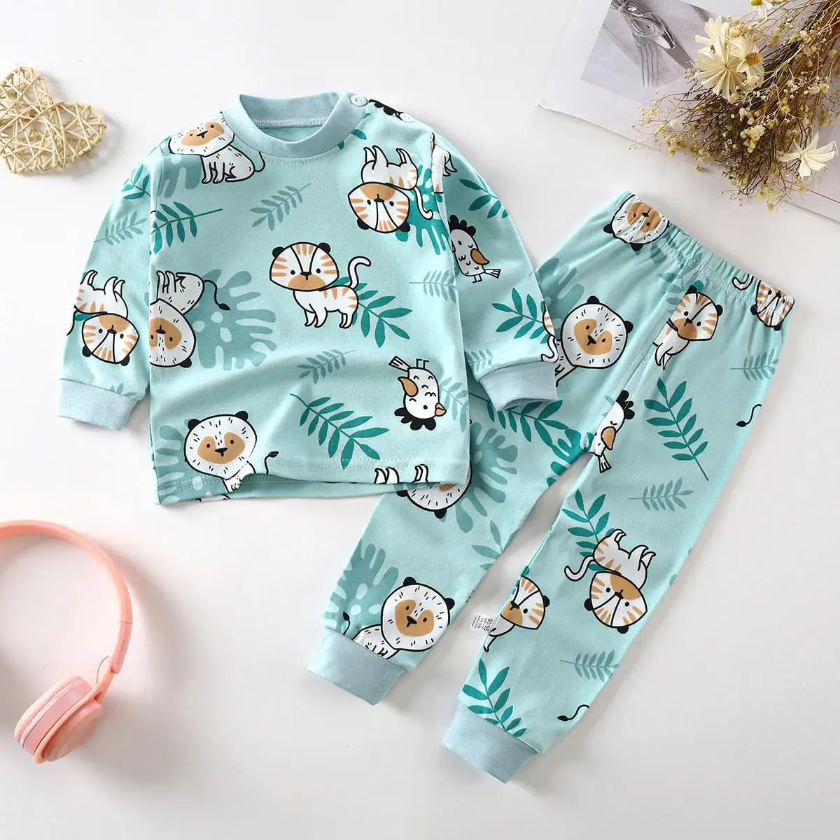 Baby Schlafanzug Baumwolle – Pyjama Set für Babys – Produktansicht 41
