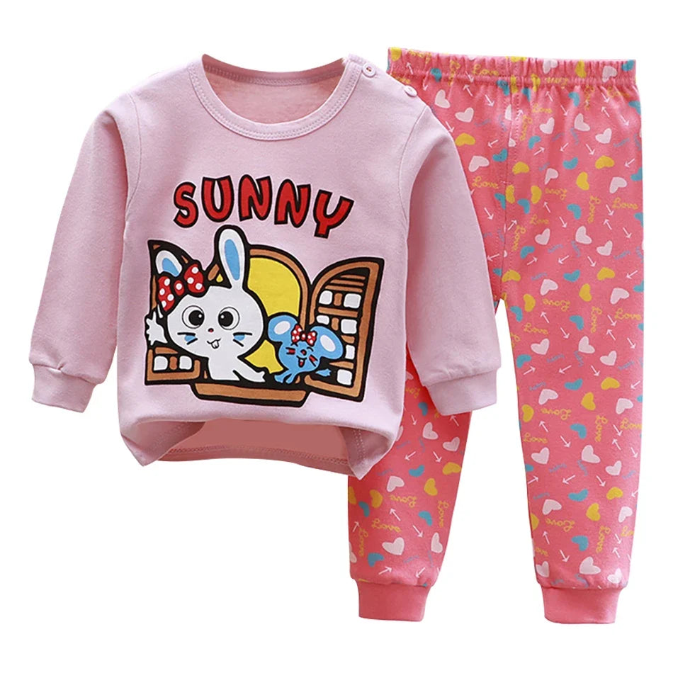 Kinder Schlafanzug Einhorn Tiermotiv – Pyjama Set – Produktansicht 29