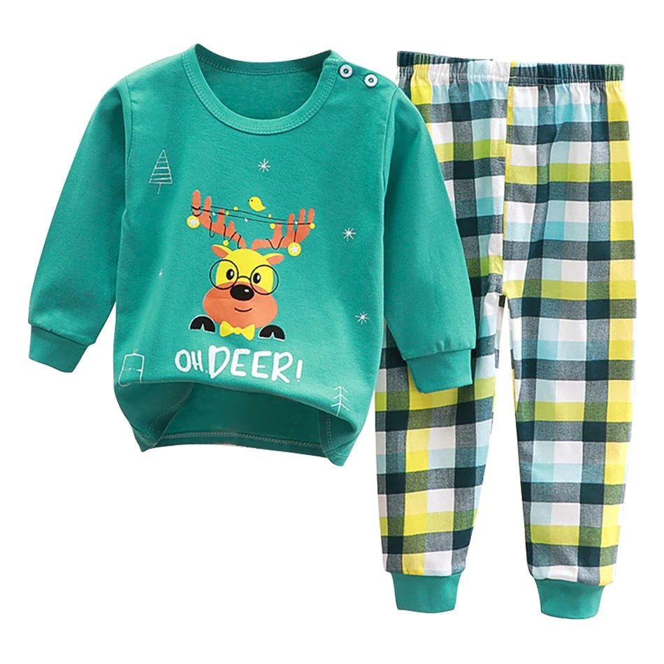 Kinder Schlafanzug Einhorn Tiermotiv – Pyjama Set – Produktansicht 30