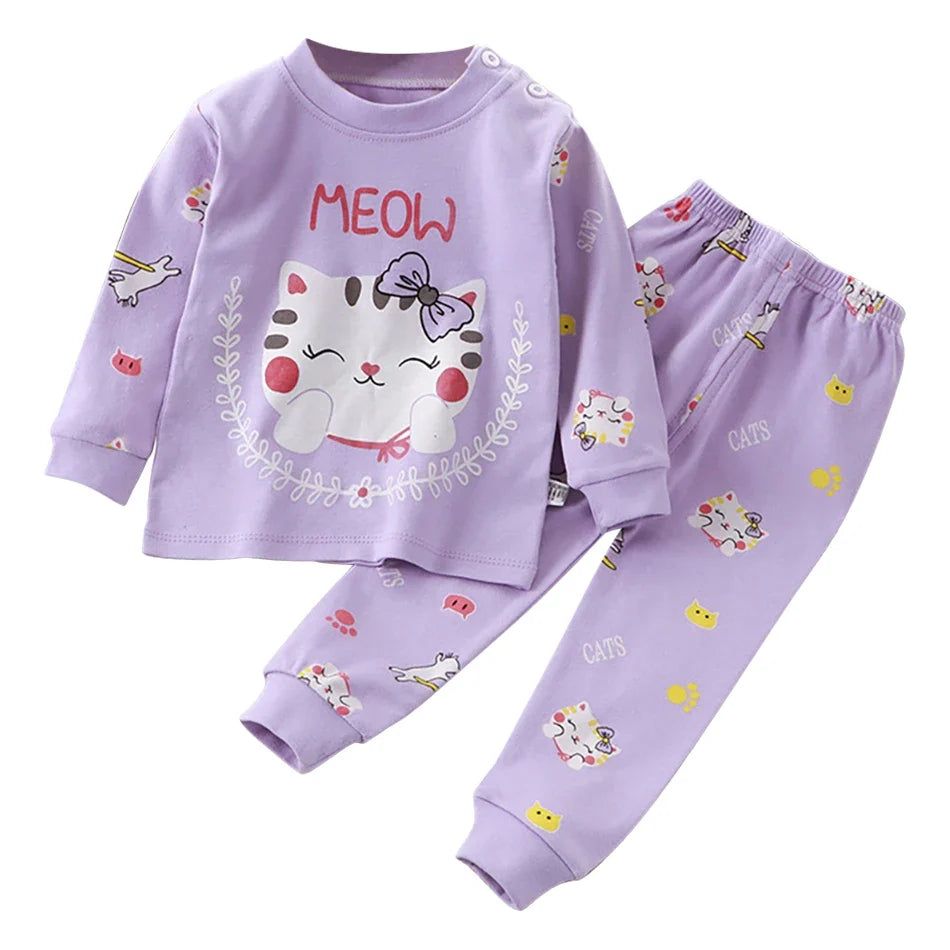 Kinder Schlafanzug Einhorn Tiermotiv – Pyjama Set – Produktansicht 20