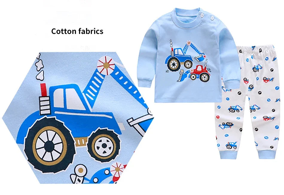 Kinder Schlafanzug Einhorn Tiermotiv – Pyjama Set – Produktansicht 9