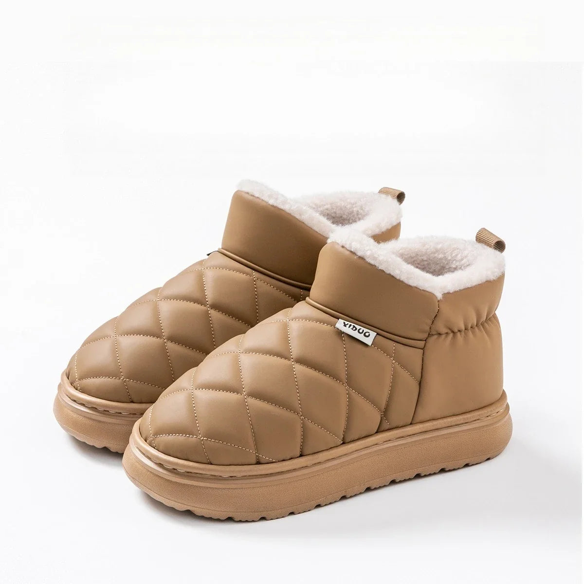 Damen Hausschuh-Stiefel gefüttert Winter – warme Boots – Produktansicht 1