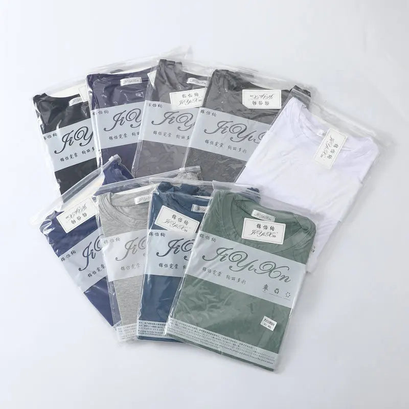 Herren Schlafanzug Modal kurzarm – Pyjama Set V-Ausschnitt – Produktansicht 3