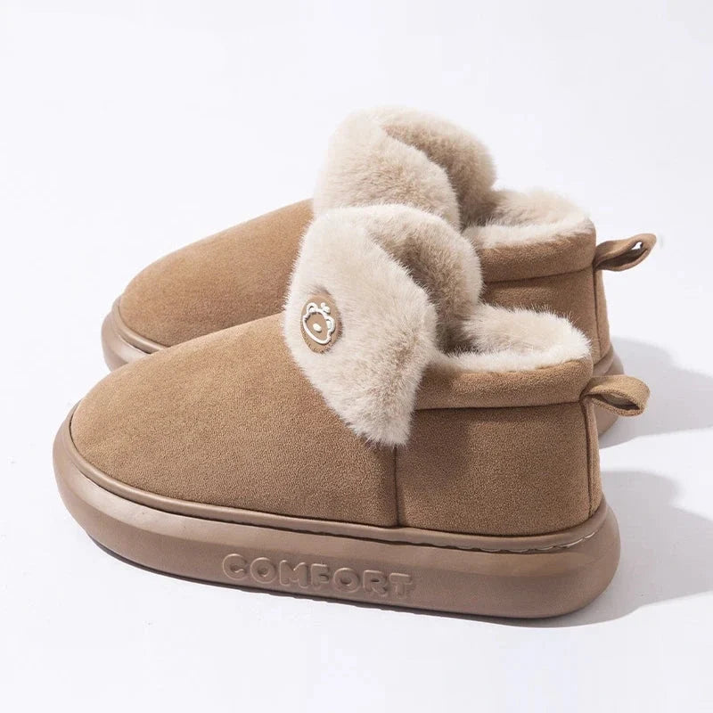 Unisex Hausschuhe Plüsch – Pantoffeln mit EVA-Sohle – Produktansicht 6