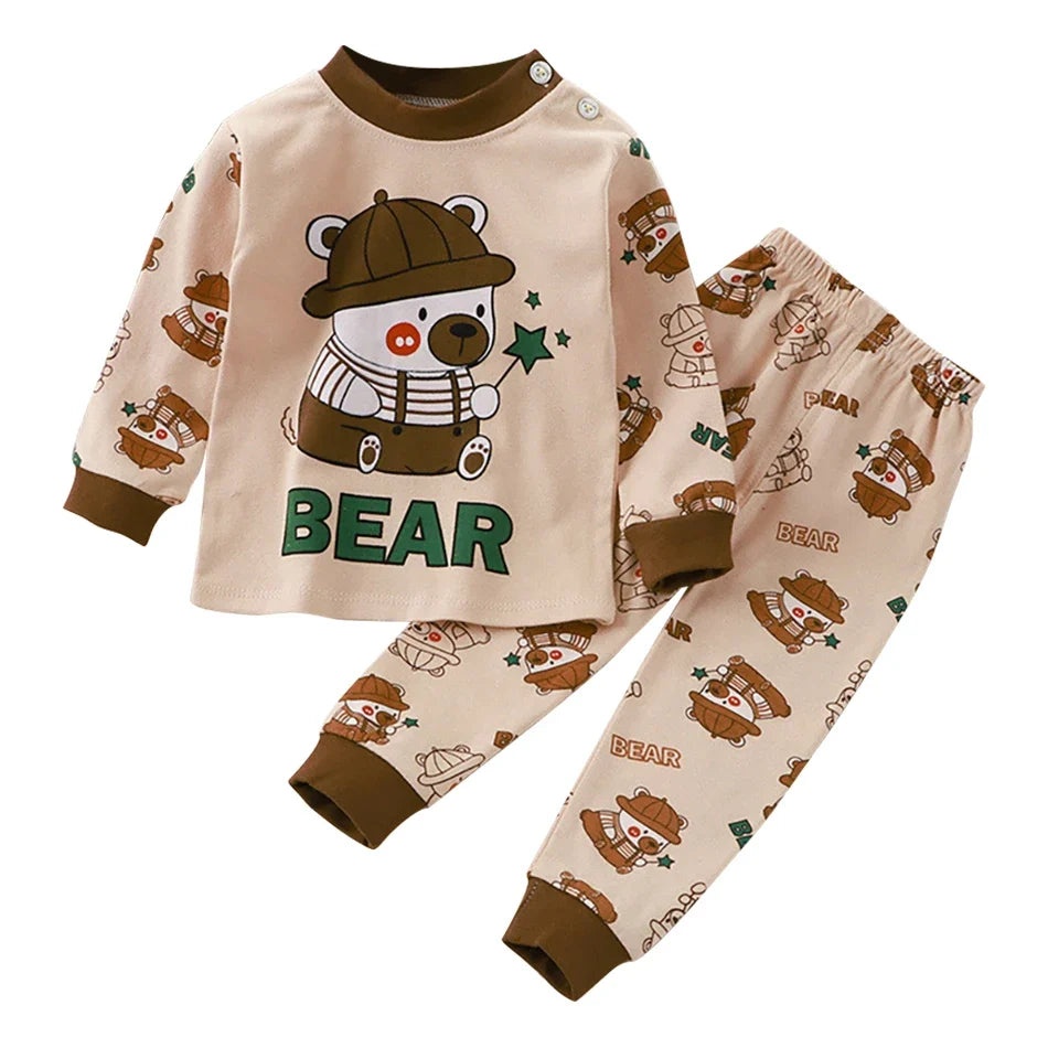 Kinder Schlafanzug Einhorn Tiermotiv – Pyjama Set – Produktansicht 17