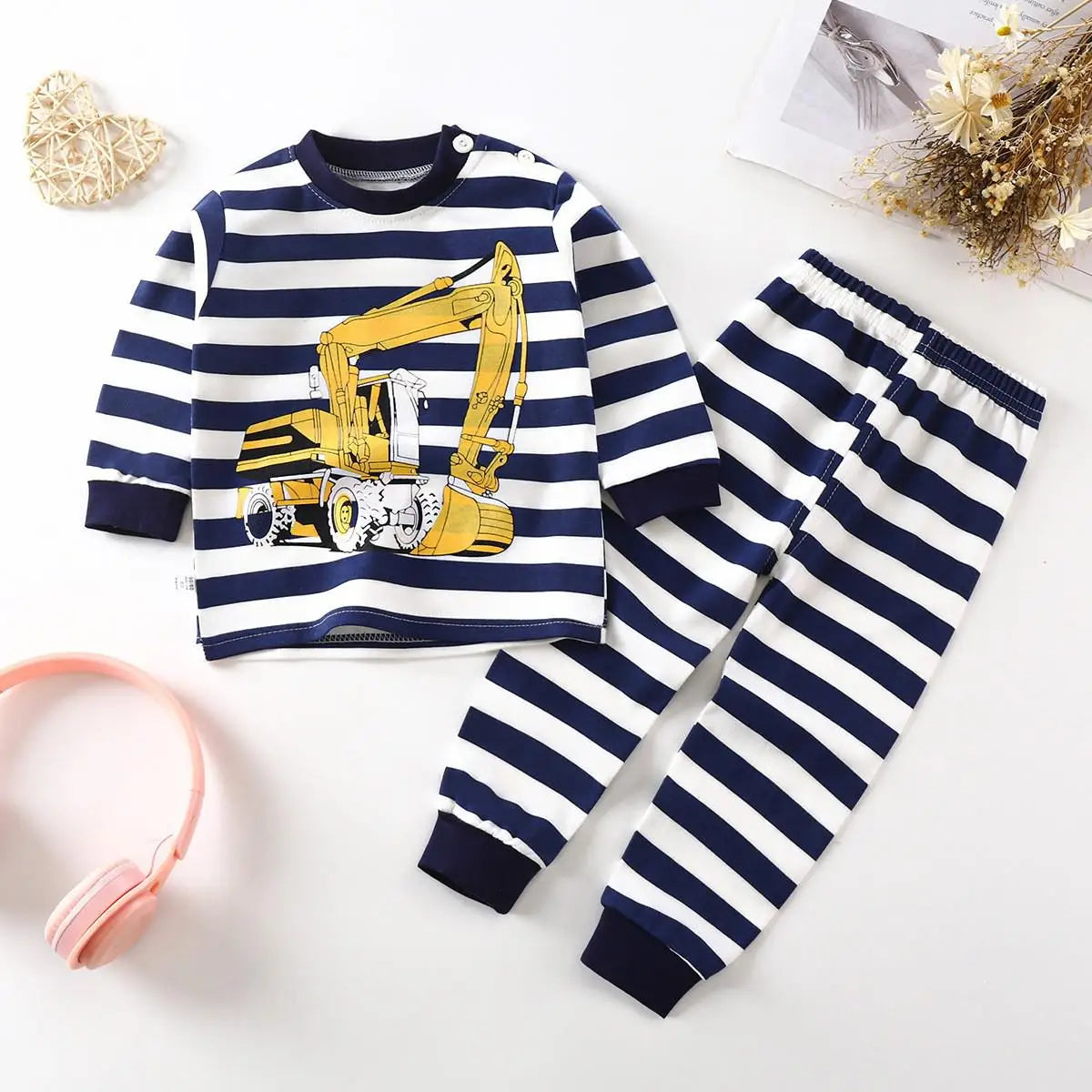 Baby Schlafanzug Baumwolle – Pyjama Set für Babys – Produktansicht 40