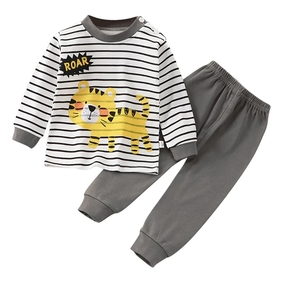 Kinder Schlafanzug Einhorn Tiermotiv – Pyjama Set – Produktansicht 22
