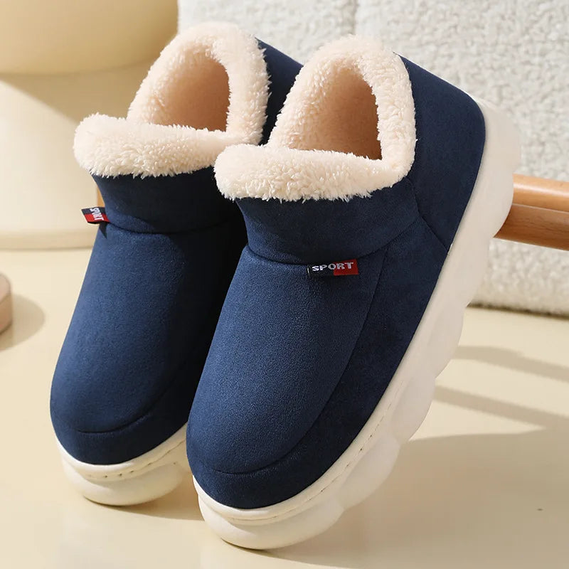 Winter Hausschuhe Damen Plüsch – warme Pantoffeln Bruna – Produktansicht 5