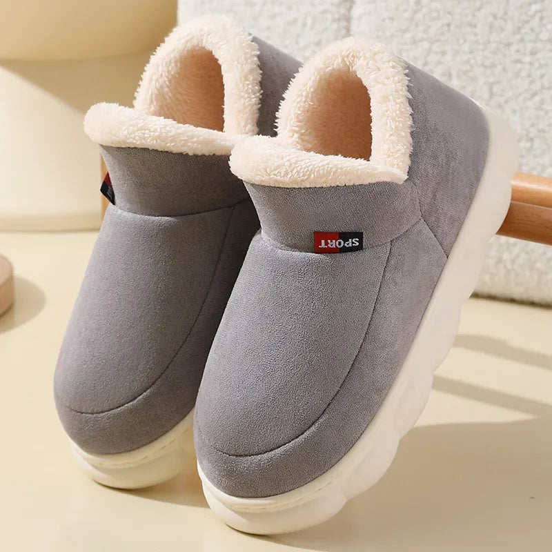 Winter Hausschuhe Damen Plüsch – warme Pantoffeln Bruna – Produktansicht 4