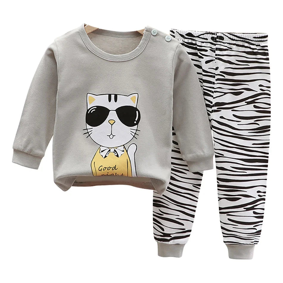 Kinder Schlafanzug Einhorn Tiermotiv – Pyjama Set – Produktansicht 23