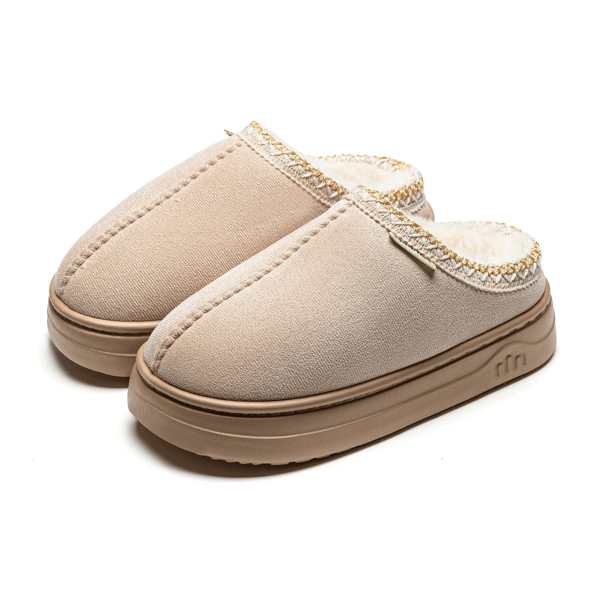 Damen Hausschuh-Stiefel Plüsch – kuschelige Pantoffeln Mary – Produktansicht 5
